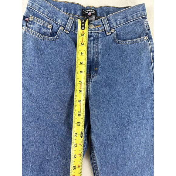 Polo Jeans Company Ralph Lauren Jeans Youth Size 14 Flare Leg Blue New - Picture 5 of 10
